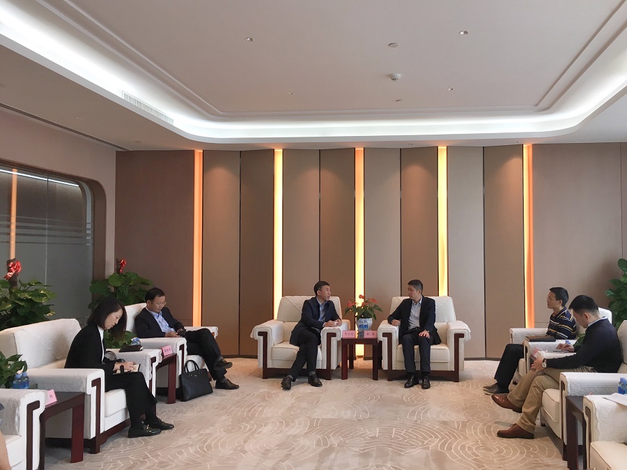 农行总行机构业务部副总经理牛幼龙一行到访js3333线路检测中心集团